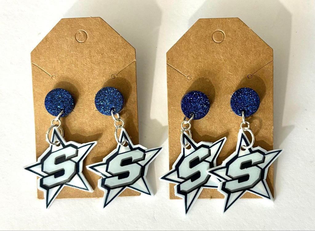 Player Photo Hanging Earrings