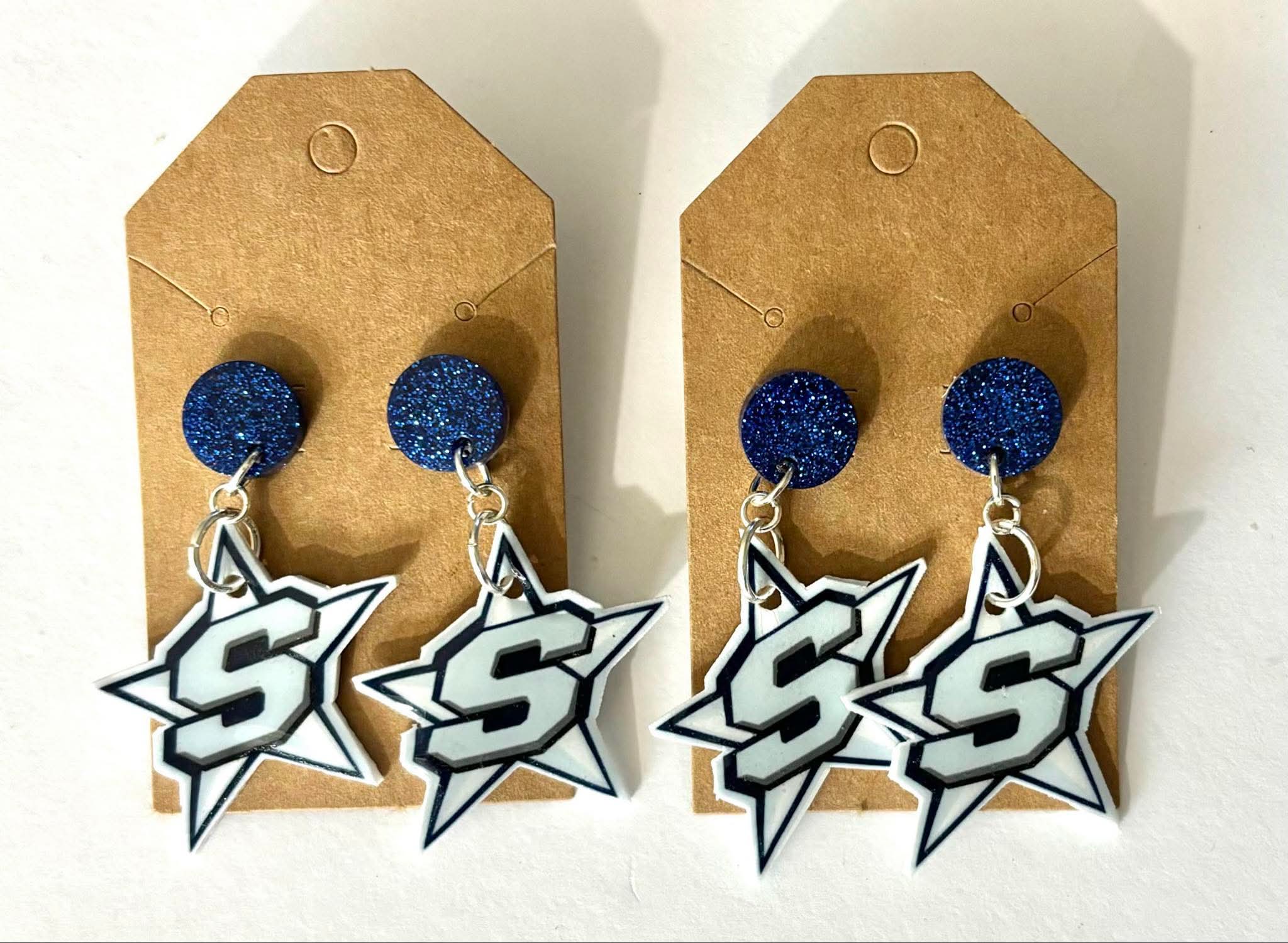 Player Photo Hanging Earrings