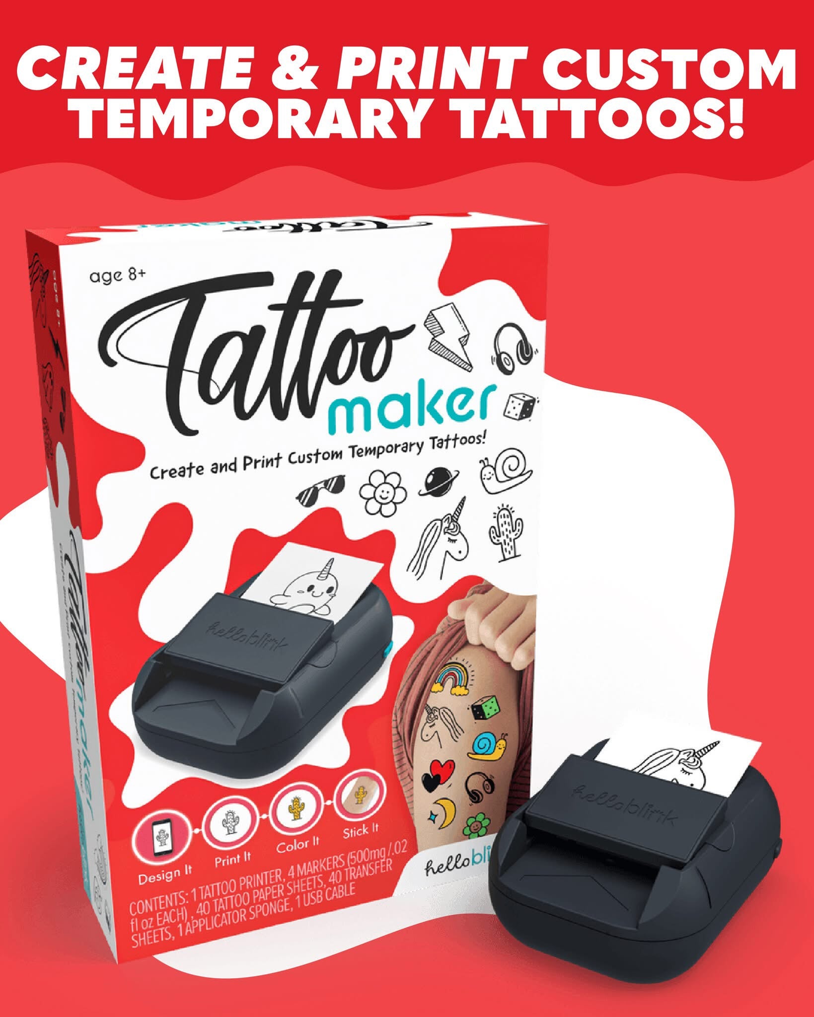 Custom Temporary Tattoo Maker