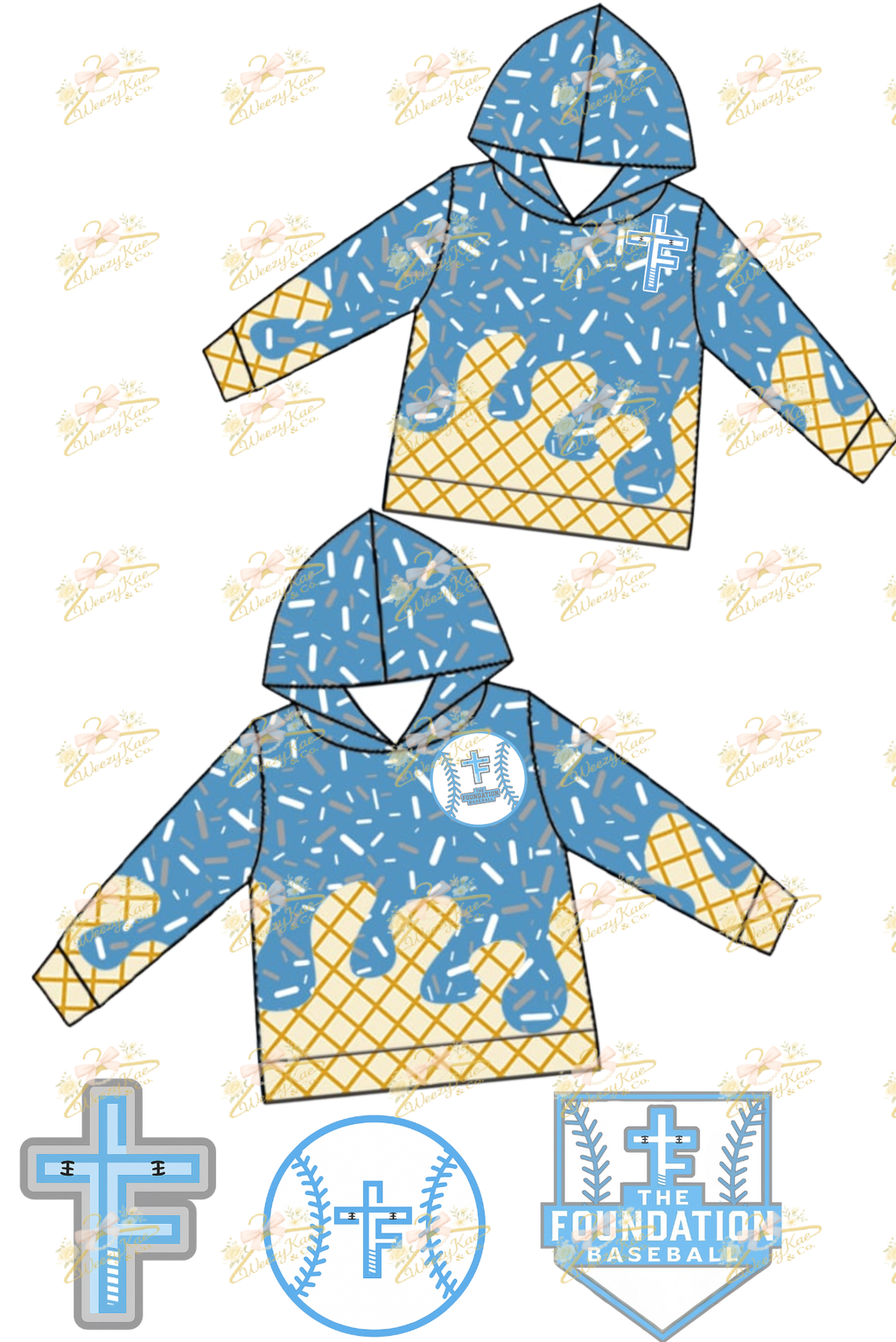 Foundation Drip Youth Hoodie