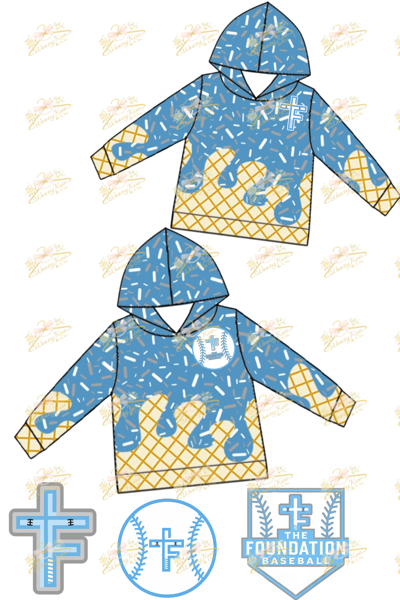 Foundation Drip Youth Hoodie