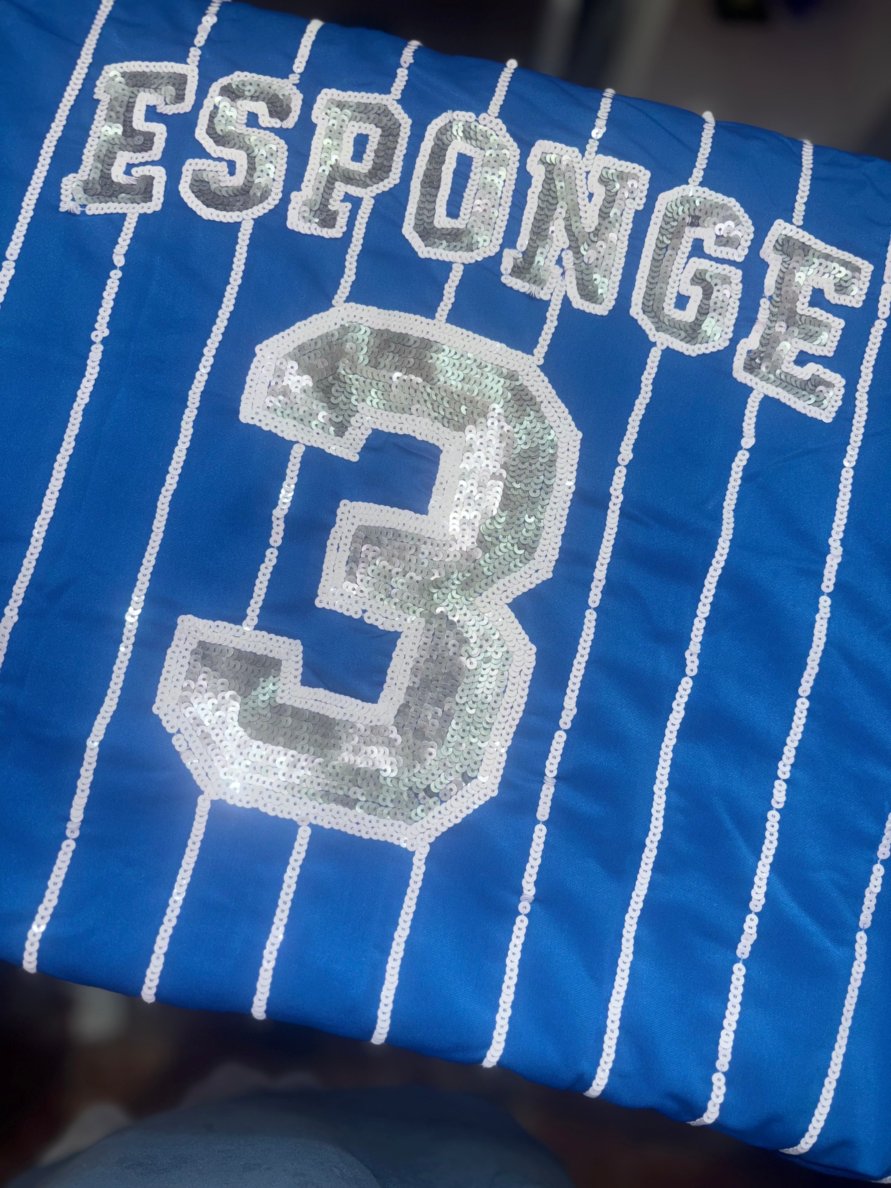 Sequins Pinstripe Jersey