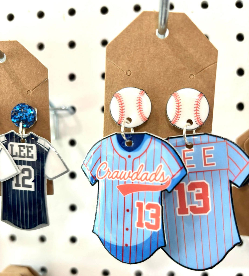 Player Photo Hanging Earrings