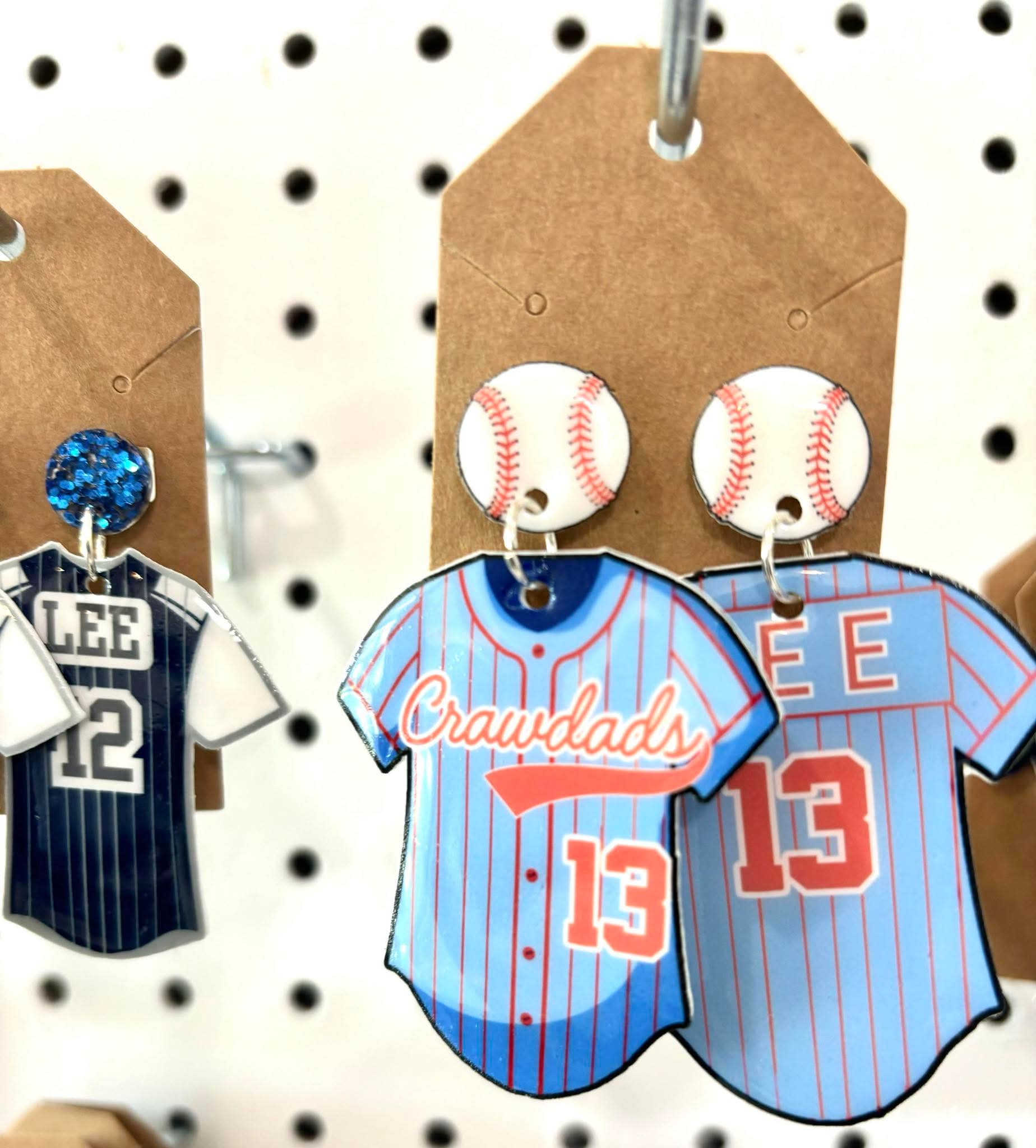 Player Photo Hanging Earrings