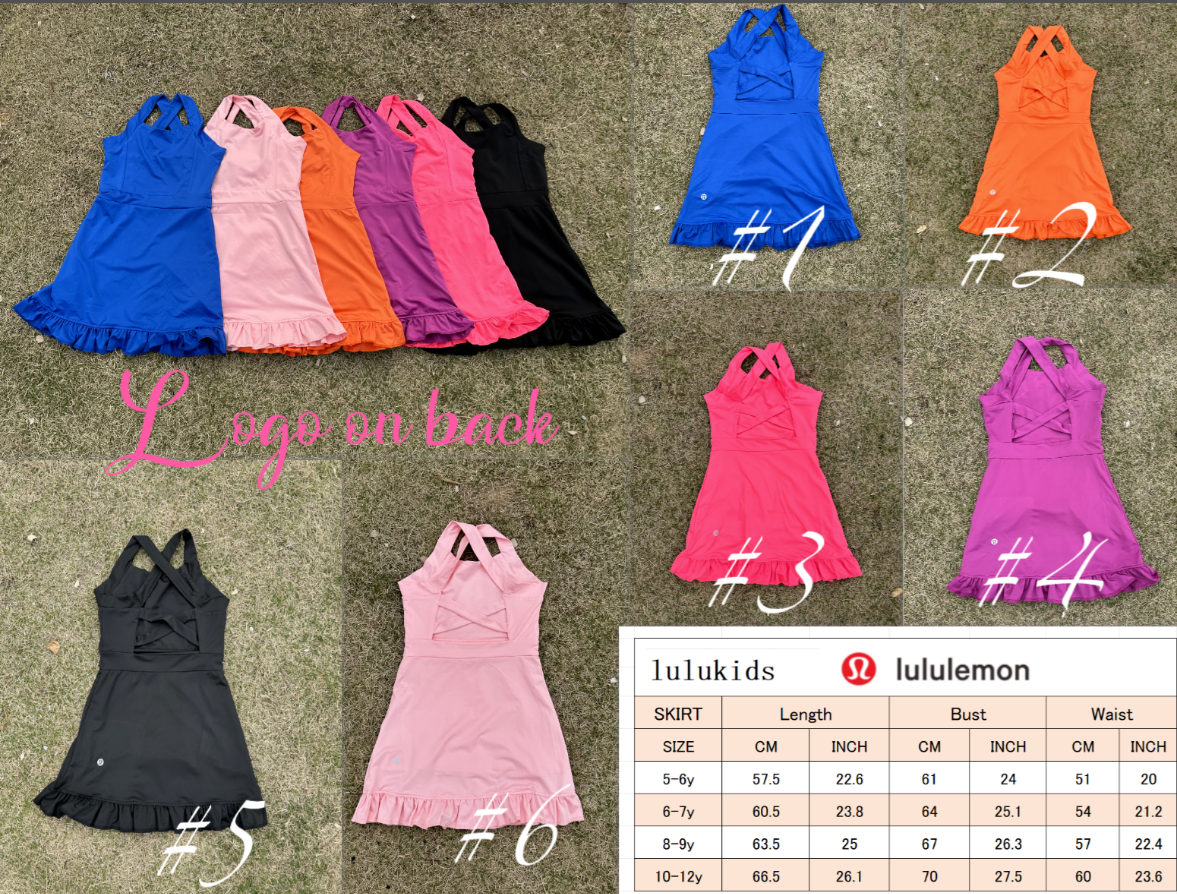 Du-Lu-Lu Crisscross Yoga Dress Youth