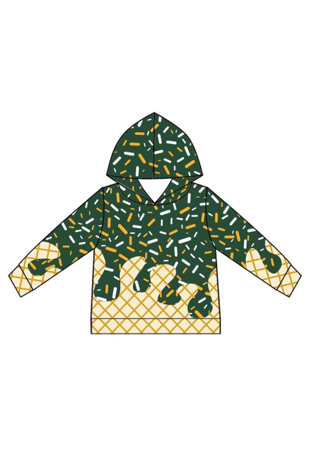 Custom: Green/Yellow Hoodies