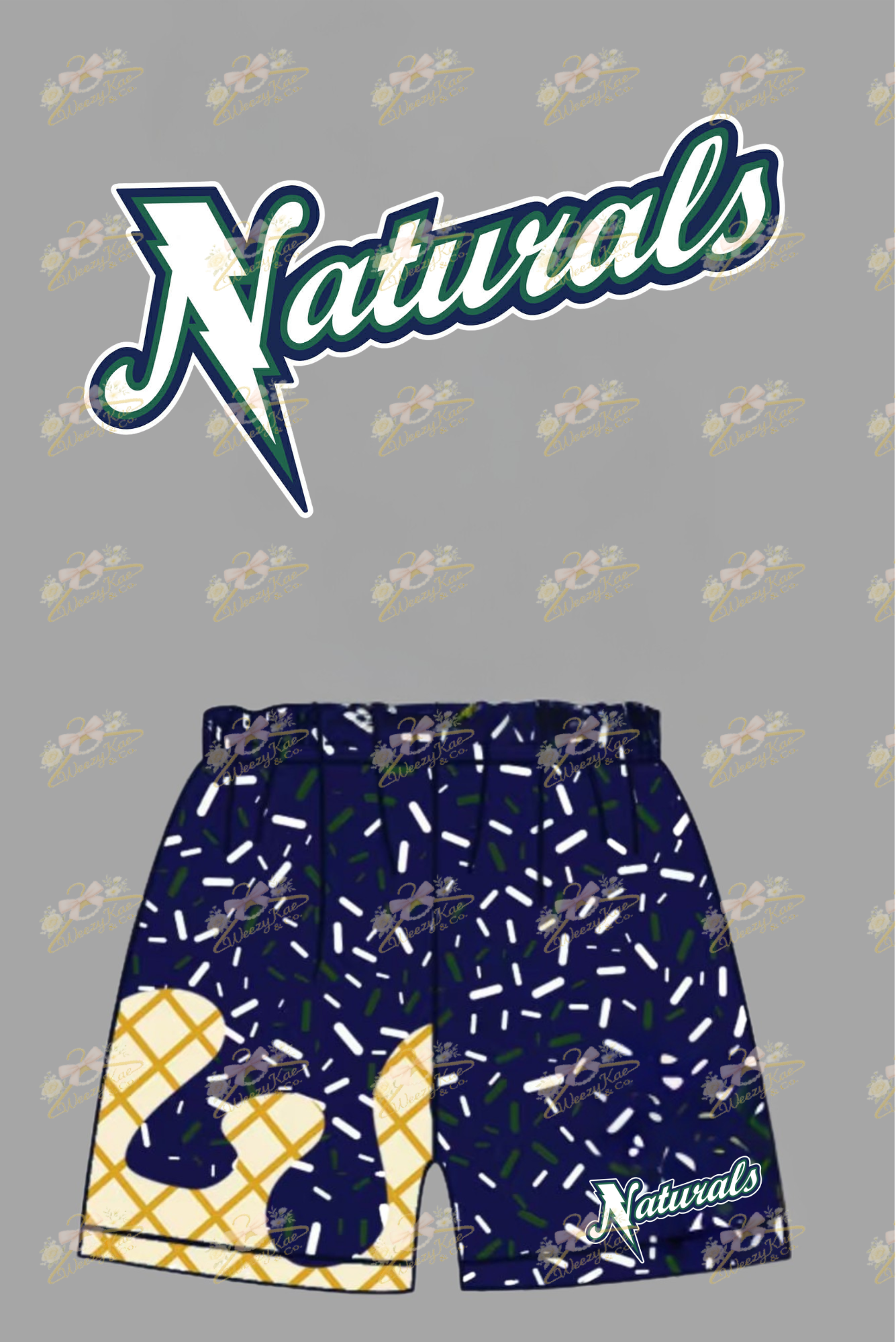 LBA Naturals Drip Youth Shorts