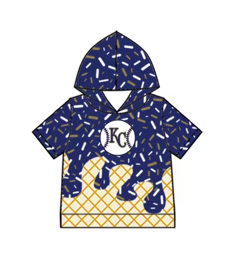 Kajun Canes Drip Hooded Shirts