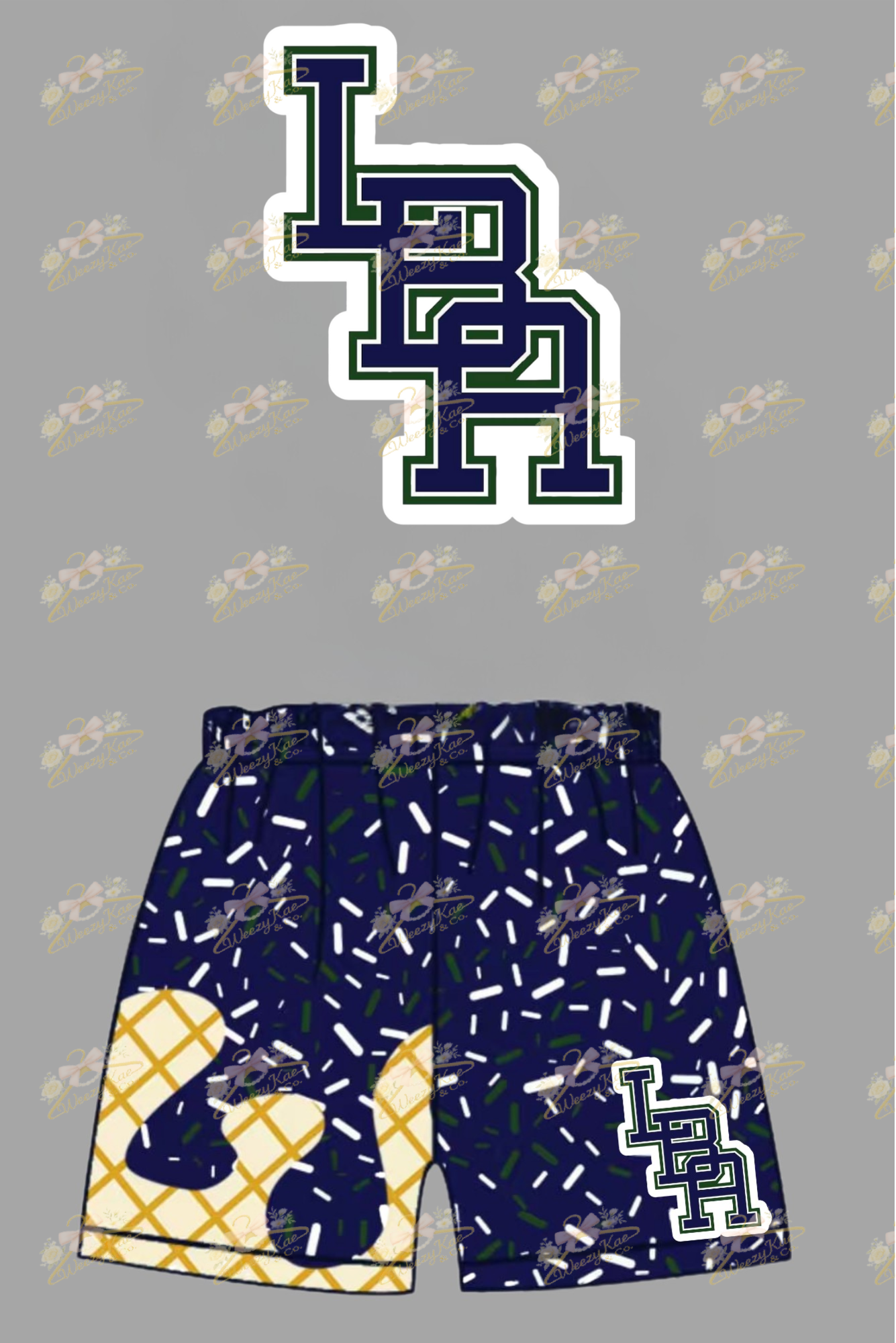 LBA Naturals Drip Youth Shorts