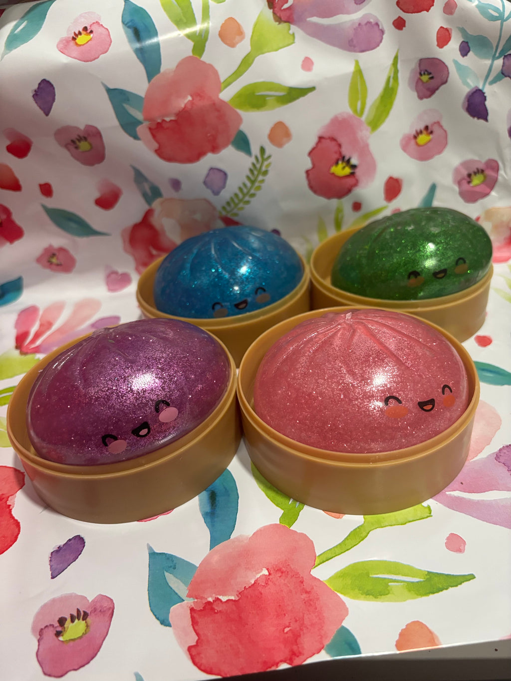 Mystery Glitter Dumpling Squishy