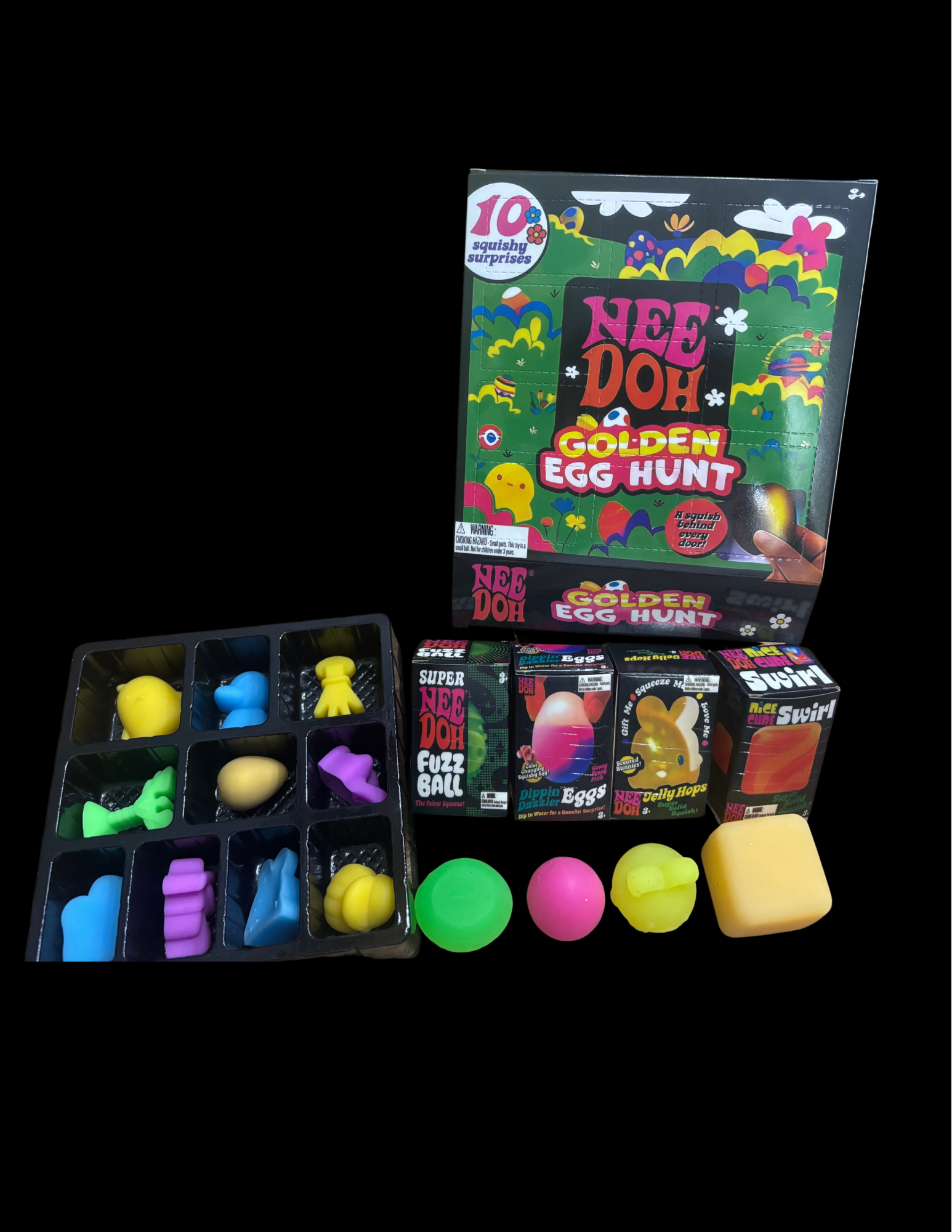 N•E•E• D•O•H• 10 pc Golden Egg Hunt WITH 1 EGG