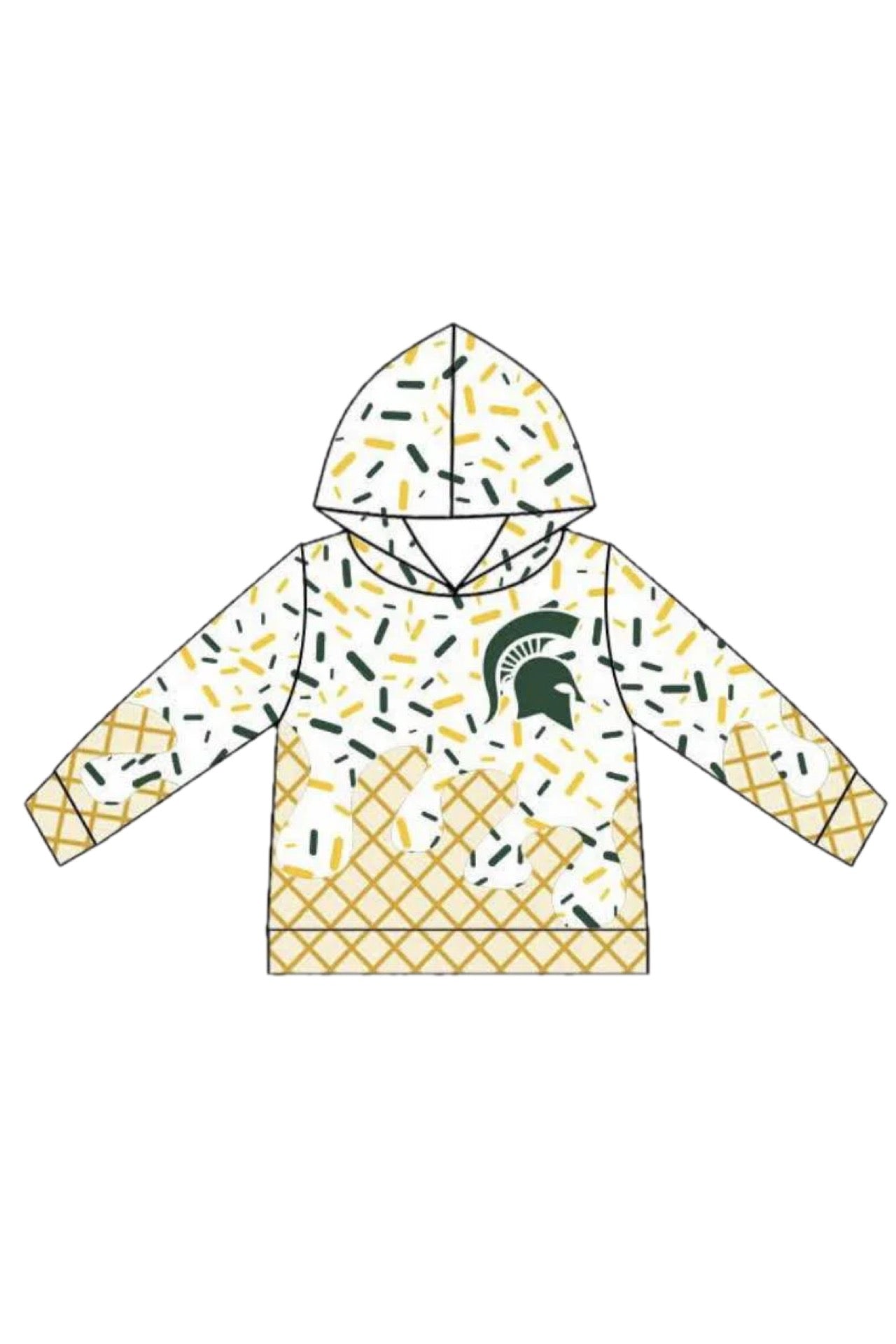 Custom: Green/Yellow Hoodies