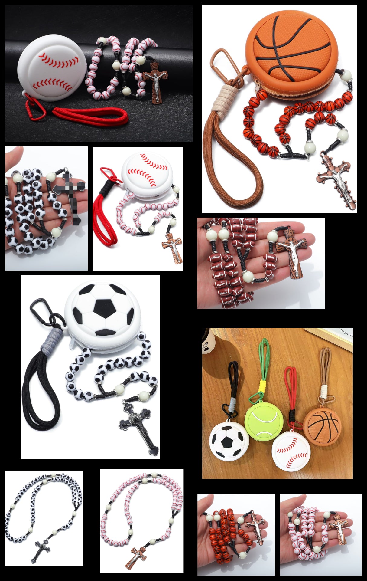 Sports Rosary with Pouch