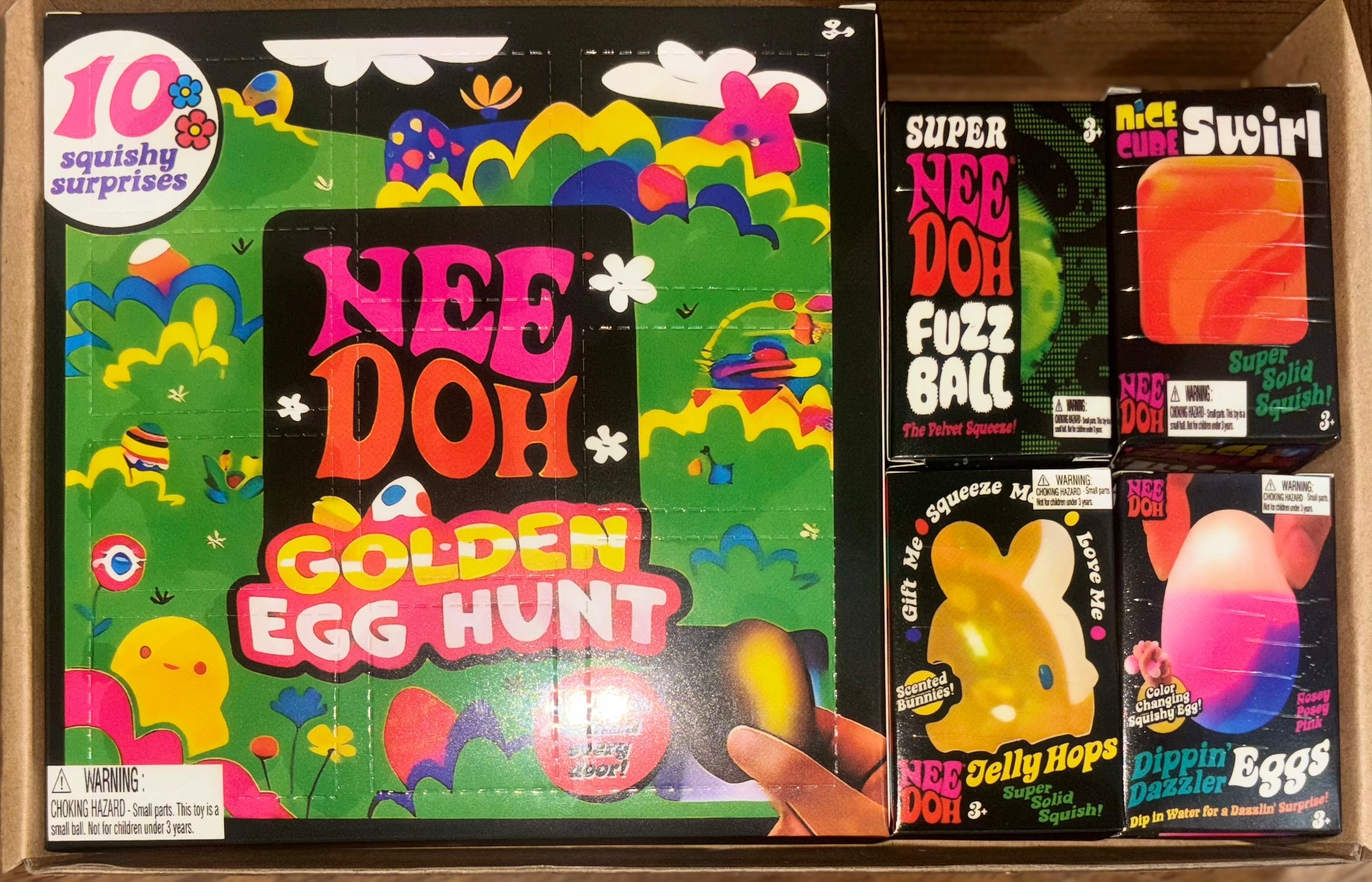 N•E•E• D•O•H• 10 pc Golden Egg Hunt WITH 1 EGG