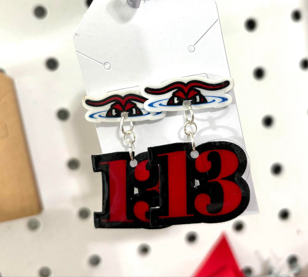 Player Photo Hanging Earrings