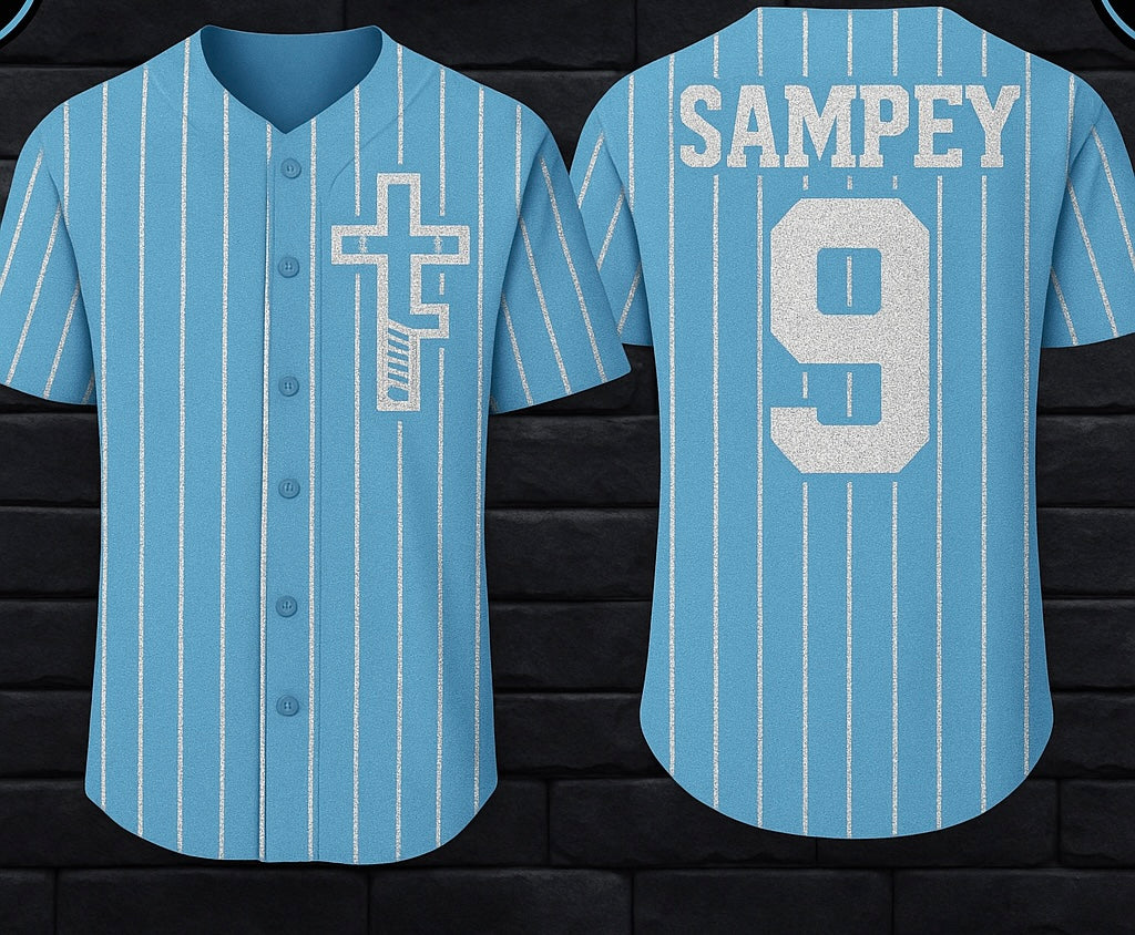 Foundation Sequins Baseball Jersey