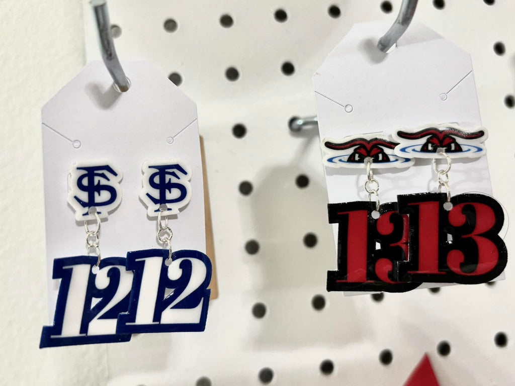 Player Photo Hanging Earrings