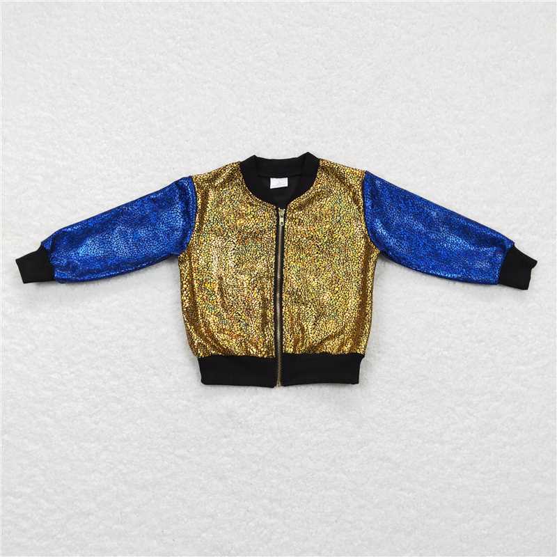 Sequins Zip Up Jackets