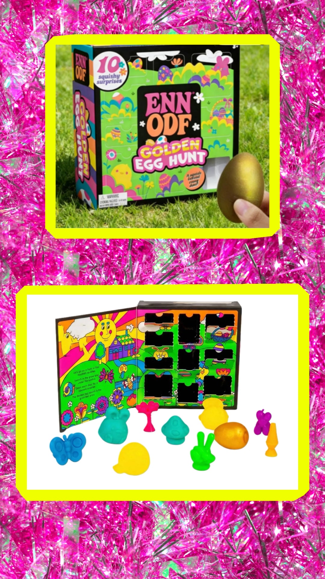 N•E•E• D•O•H• 10 pc Golden Egg Hunt